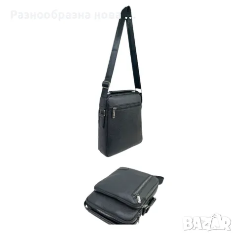 Практична мъжка чанта с регулируема дръжка, снимка 3 - Чанти - 48236621
