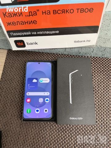 НОВ❗️ Samsung s25+ PLUS❗️ Лизинг от 48лв/м ❗️silver shadow ❗️ сив 256gb, снимка 3 - Samsung - 52304009