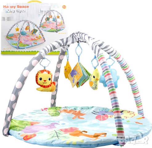 WALLE Бебешка подложка за игра, 5 висящи звукови играчки, снимка 7 - Играчки за стая - 42199065