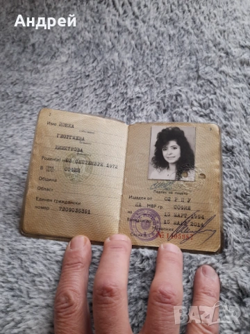 Стар паспорт #2, снимка 2 - Други ценни предмети - 53623716