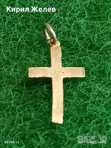 Сребърна висулка кръст нежен елегантен дизайн 52461