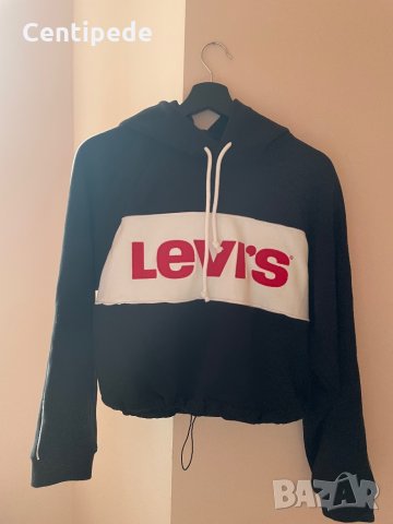 Кроп худи Levi’s , оригинален!!!, снимка 1 - Суичъри - 35770990