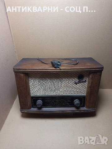Соц Старо Лампово Радио Х.Ботев., снимка 2 - Антикварни и старинни предмети - 51477586