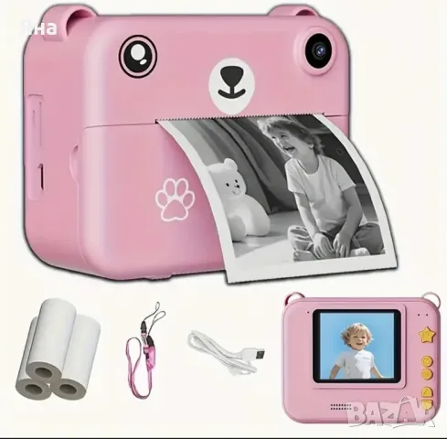 Детски фотоапарат за моментни снимки/ детска камера/ идея за подарък, снимка 1