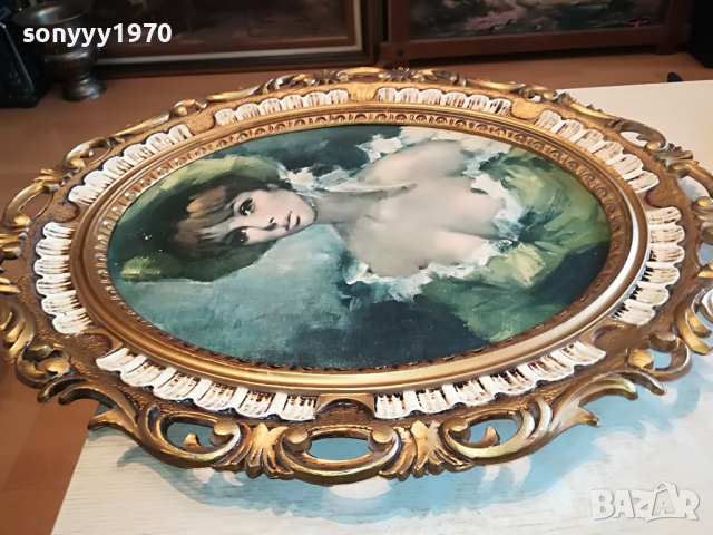 КАРТИНА КРАСИВА МАДАМА 70Х60СМ 0604221852, снимка 11 - Антикварни и старинни предмети - 36368464