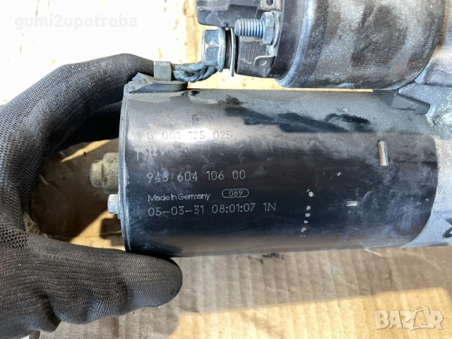 Стартер 94860410600 Porsche Cayenne S 4.5 2005г 9PA, снимка 2 - Части - 51918973