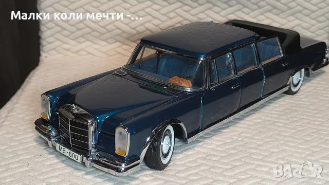 метална кола Мерцедес - 35 см дължина 