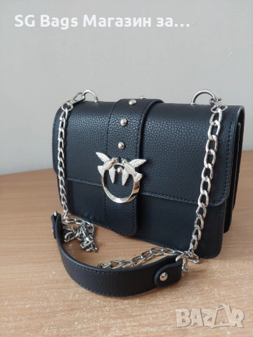 Pinko дамска чанта през рамо стилна чанта хит чанта код 245, снимка 12 - Чанти - 43976441