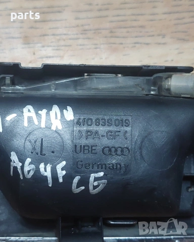 Лява Вътрешна Дръжка и Инсталация Ауди A6 4F C6 - 4F0839019, снимка 6 - Части - 53389280