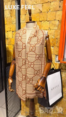 Gucci ✨Кашмир✨ Дамски Шал 