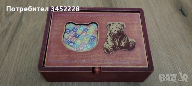 кутия музикална дърво , снимка 1