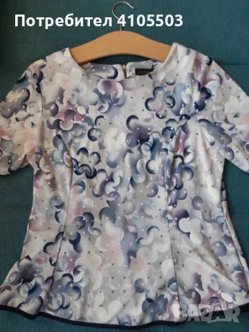 Лилава пролетна блузка , снимка 2 - Тениски - 48742991