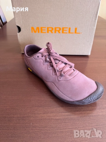 нови спортни обувки Merrell, за трениране, размер 40,5 и 41, цвят - розови и карбон, снимка 3 - Дамски ежедневни обувки - 51974096