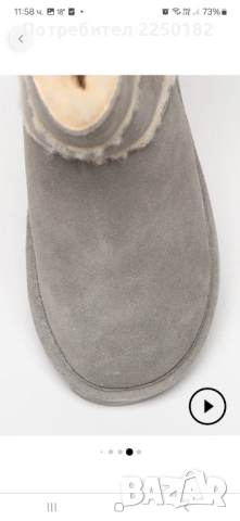 Bearpaw апрески естествен велур!, снимка 14 - Дамски боти - 53135828
