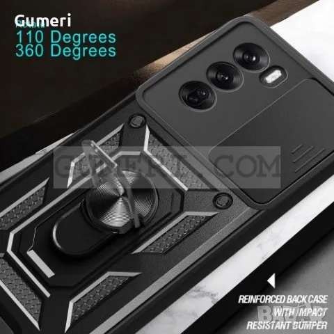 Oppo Reno12 Pro Противоударен Кейс с Капак и Ринг, снимка 7 - Калъфи, кейсове - 48835663