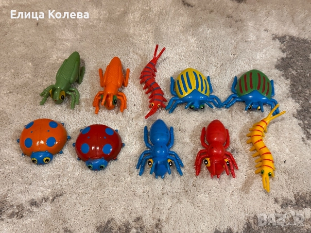 Голям лот играчки насекоми/ буболечки , снимка 5 - Фигурки - 52618651