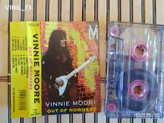 Vinnie Moore – Out Of Nowhere, снимка 2 - Аудио касети - 48844144