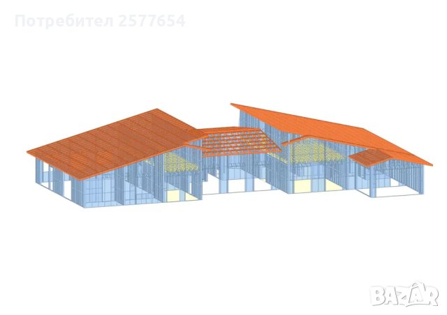 Къща,Бунгало,Преместваема къща,Сглобяеми къщи,Модулни,Жилищни-384м²