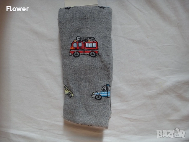 Нов детски чорапогащник размер 122-128, 6-8 години, на колички, за момче/момиче, снимка 3 - Чорапи - 52947665