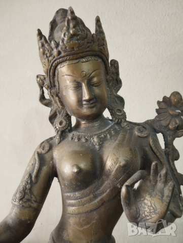 Стара статуетка -Буда, снимка 2 - Други ценни предмети - 44715545