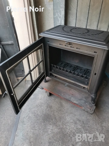 Френска чугунена печка на дърва 12kW, снимка 10 - Камини - 53833704