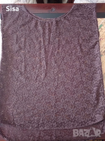 Дантелена туника без ръкав М/Л, снимка 1