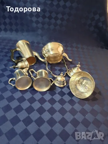 Масивен посребрен сервиз - 5 части, снимка 7 - Антикварни и старинни предмети - 50052819