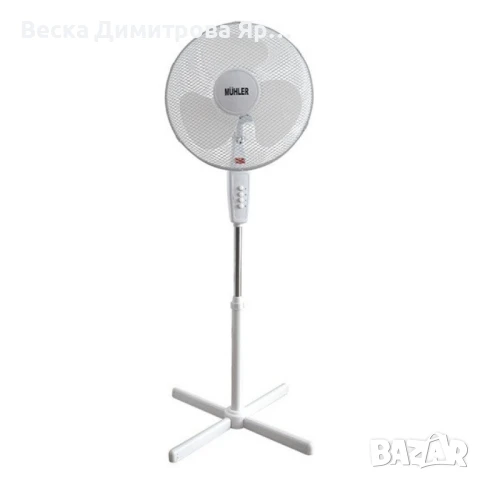 Вентилатор на стойка 16''Muhler, 40W, снимка 5 - Вентилатори - 50464192