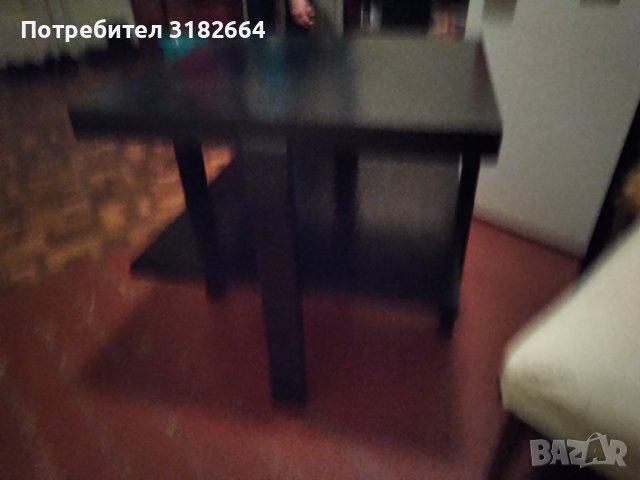 Стабилна дървена маса 60×60×60 см., снимка 6 - Маси - 41447980