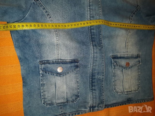 Елегантно дънково сако Promod Euro 40, снимка 7 - Якета - 34110233