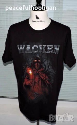 Wacken Open Air We Return to the unholy Ground Double Sided Graphic Print - мъжка тениска размер L