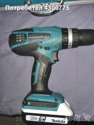Акумулаторен винтоверт Makita TD127D + Акумулаторен ударен винтоверт Makita HP457D, 18 V, 1.5 Ah, с , снимка 2 - Винтоверти - 53080570