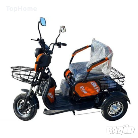 Електрическа Tриместна X1 1800W, снимка 6 - Мотоциклети и мототехника - 42119625