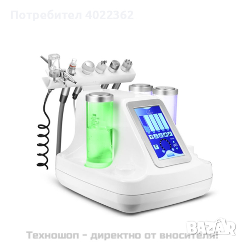 Апарат 6в1 за водно дермабразио, биолифтинг, RF, ултразвук и криотерапия - TS1172, снимка 1 - Козметични уреди - 44664770