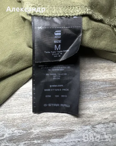 G-star Raw - мъжка ориг тениска. М, снимка 4 - Тениски - 55932743