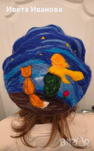 Ръчно изработени филцови арт барети