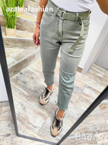 Стилни дънки с колан, снимка 3 - Дънки - 51633414