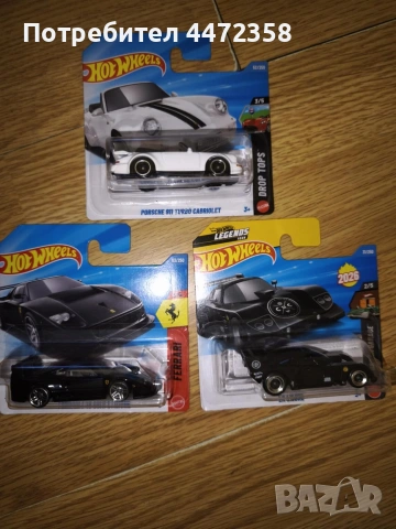 Hot wheels Ferrari Porsche La Liebre 2026, снимка 3 - Коли, камиони, мотори, писти - 53167432