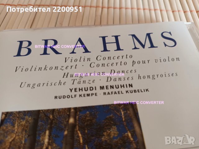 J. BRAHMS, снимка 2 - CD дискове - 42575770