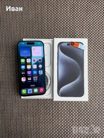 ЛИЗИНГ*53лв/м Phone 15 pro 128*BLUE айфон 15 про син, снимка 5 - Apple iPhone - 49127433
