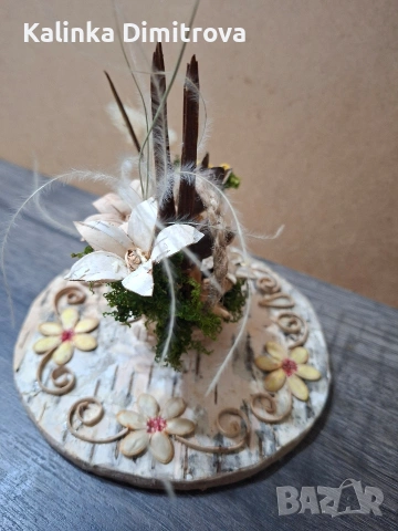Ръчно изработени декорации с цветя., снимка 11 - Декорация за дома - 53089816