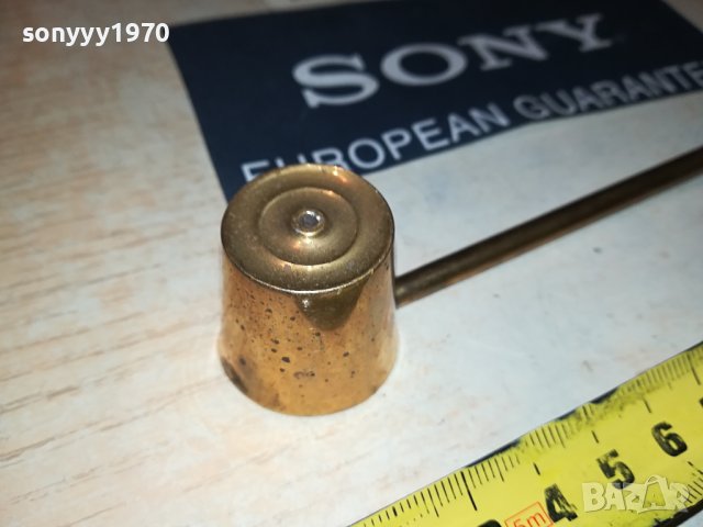 ГАСАЧ ЗА СВЕЩИ-МЕД МЕСИНГ 1007231939, снимка 13 - Антикварни и старинни предмети - 41509859