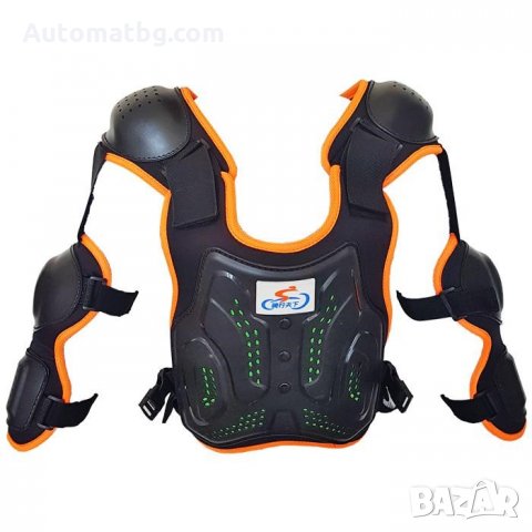 Мото жилетка Automat, Детски протектор, XL, Оранжева, снимка 1