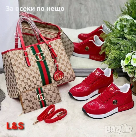 Gucci Дамски Маратонки👟Дамски Спортни Обувки Гучи - Различни Цветове Код SEM-22, снимка 3 - Маратонки - 55721552