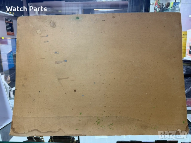 Стара картина маслени бой на картон , снимка 5 - Антикварни и старинни предмети - 53814939