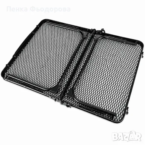 Сгъваема къмпинг маса 60×40×25 см – Лека, здрава и компактна за къмпинг, риболов и пикник, снимка 11 - Къмпинг мебели - 55848030