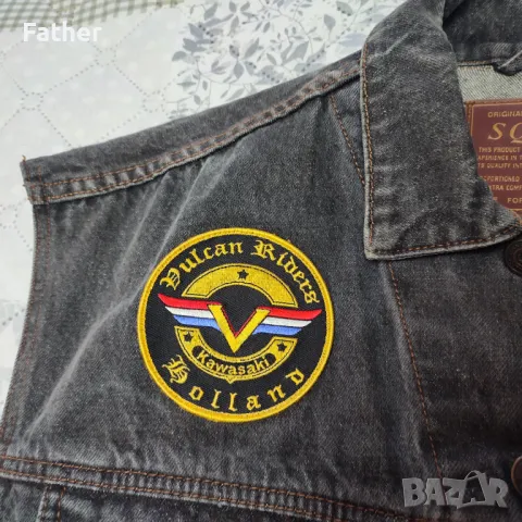 Оригинален мото елек на Vulcan riders Nederland, снимка 2 - Аксесоари и консумативи - 49707580