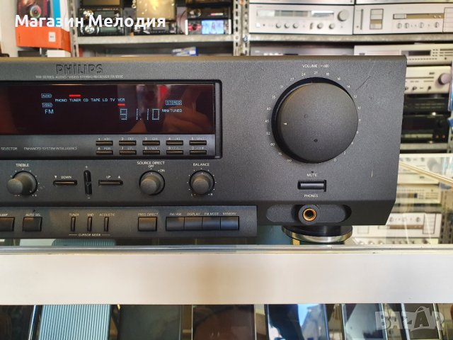 Ресийвър Philips Video Stereo Receiver FR 930E  В отлично техническо и визуално състояние. 65 вата н, снимка 5 - Ресийвъри, усилватели, смесителни пултове - 40999436