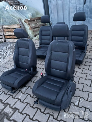 Кожени Седалки Кожен Салон за VW Touran Туран Тоуран