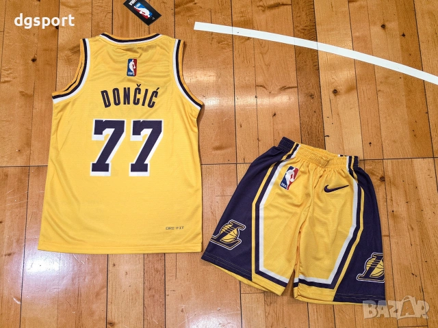 Детски баскетболен екип на Лейкърс #Леброн Джеймс #Лука Дончич!!!